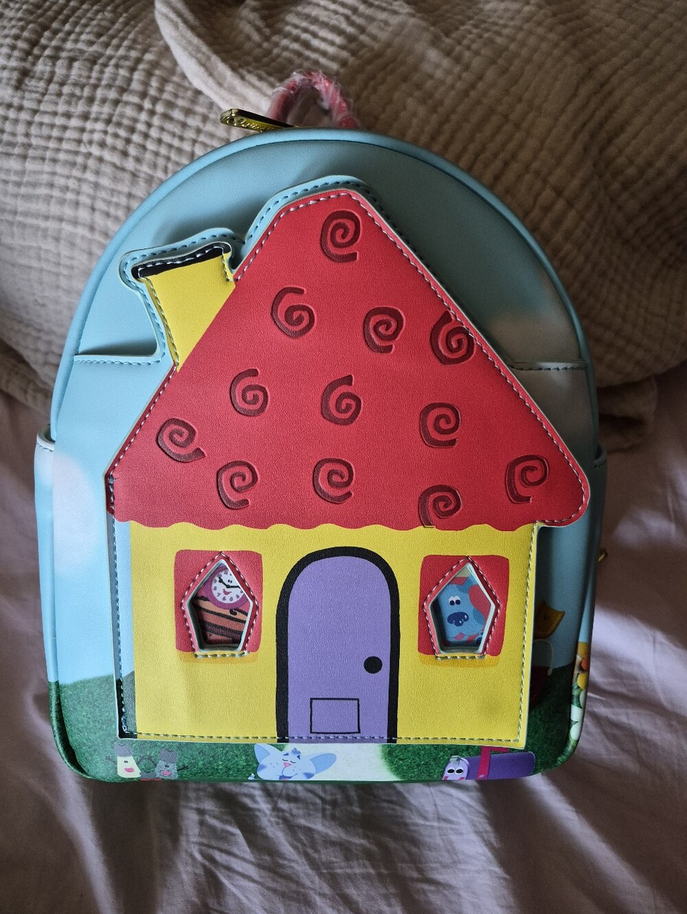 NWT Loungefly Nickelodeon Blue's Clues Open House Mini Backpack